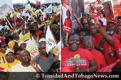 UNC/COP and PNM Supporters