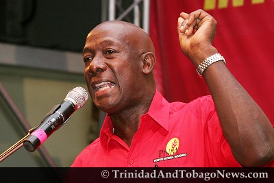 Diego Martin West candidate Dr Keith Rowley